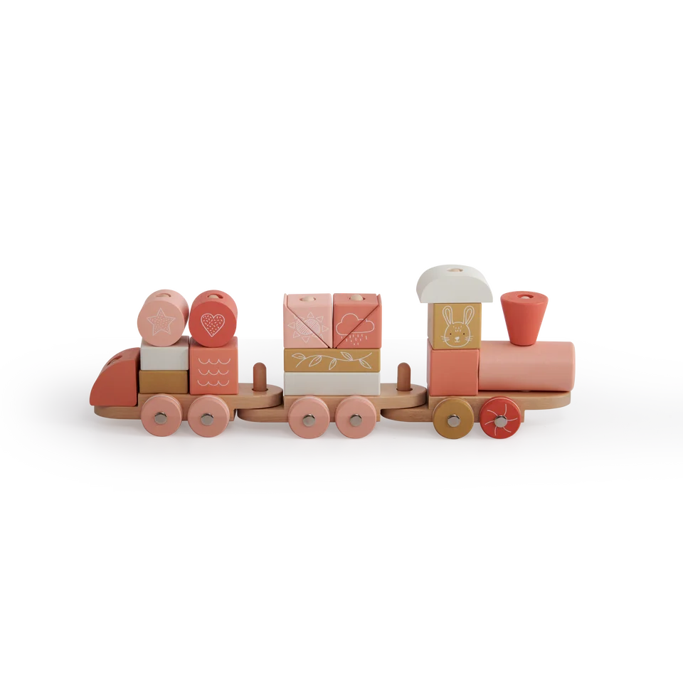 Brick train pink