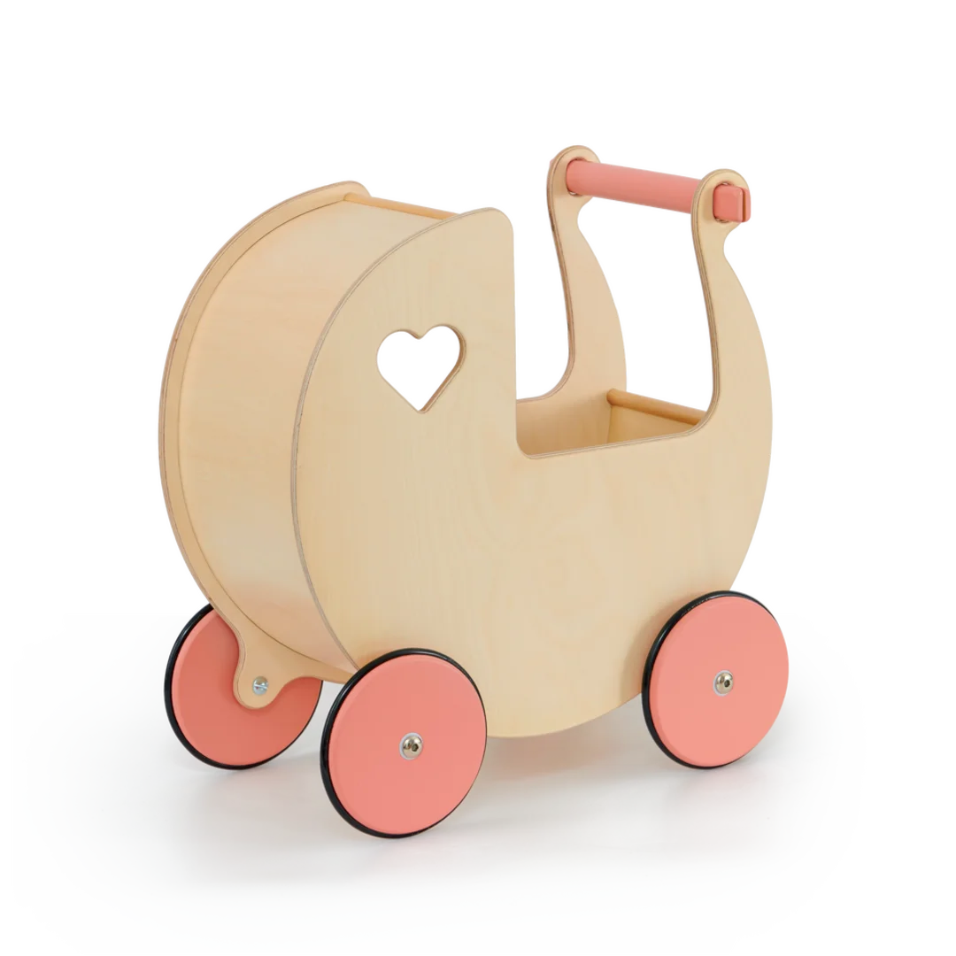 Luxury Doll Pram Natural