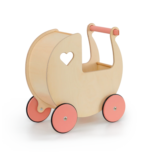 Luxury Doll Pram Natural