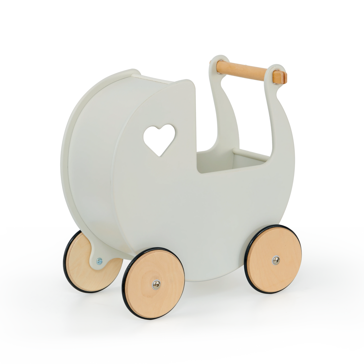 Luxury doll stroller off white